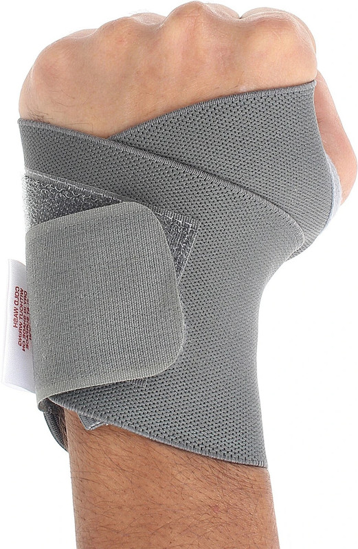 Total Ortho Care Wrist Band Support Black Wrist Support(Grey)