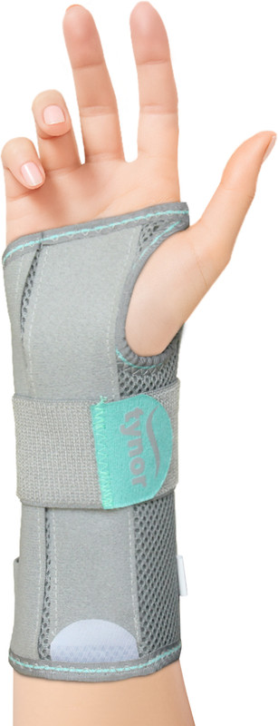 TYNOR Wrist & Forearm Splint, Grey, Right, Child, 1 Unit Wrist Support