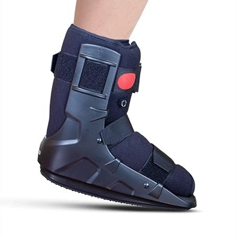 Kripal care Pneumatic Walker – Short 11" (PC 5721) for Foot & Ankle Support, Air Boot Walker Foot Support(Grey)