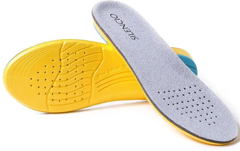 Silencio Foot Insoles, Shoe Insoles, Orthotic Insoles for Men and Women (SIZE 5 to 9) Foot Support(Grey)