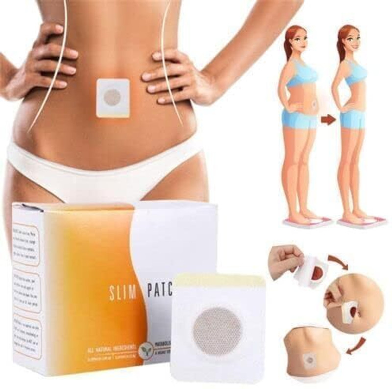 sheham Slim Patch Reduce Fat Burning Lose Weight Sticker Belly Slim Men Women(10 PC) Back / Lumbar Support(Multicolor)