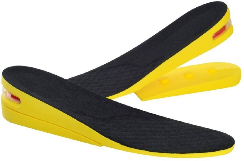 AlexVyan 2 Layer 5cm Height Increase Insole Shoes Air Cushion Invisible Lift Heel Pad Insole
