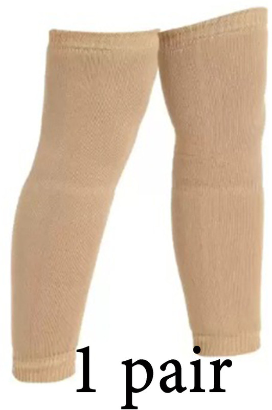 NAVMAV Unisex Woolen Thermal Warm Leg Knee Support Warm & Winter Protector Knee Cap Knee Support(Beige)