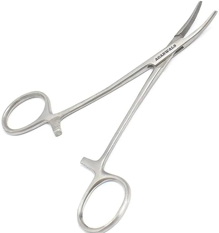 Agarwals Mosquito Artery Forcep Curved 4Inch Utility Forceps