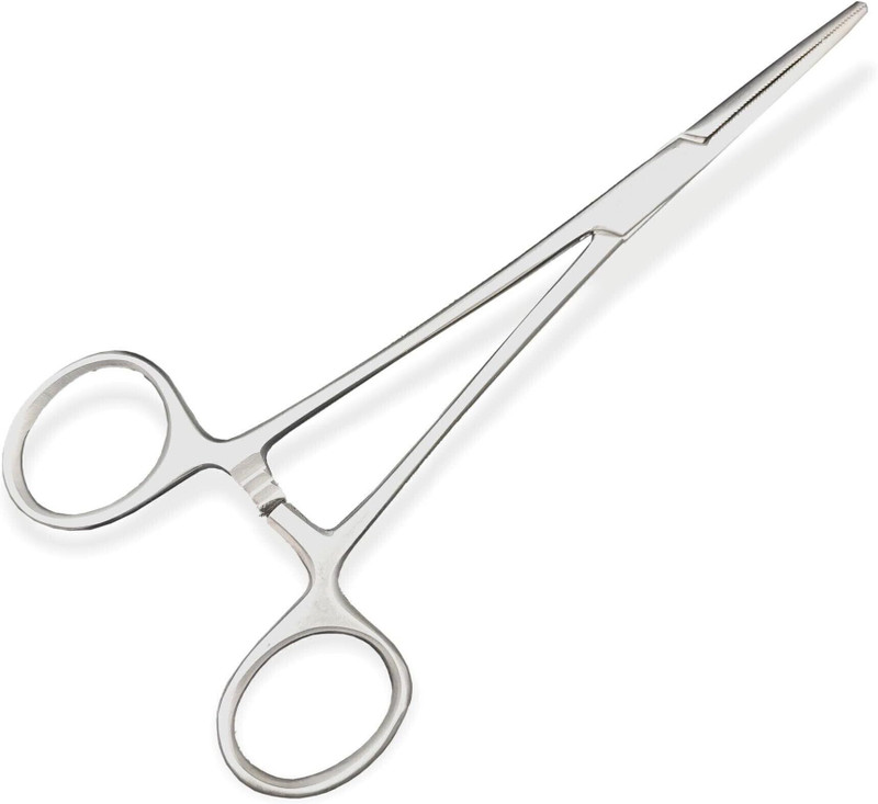 Bos Medicare Surgical Artery Forceps 8 inch Straight Stainless Steel Surgical Instruments Dressing Forceps