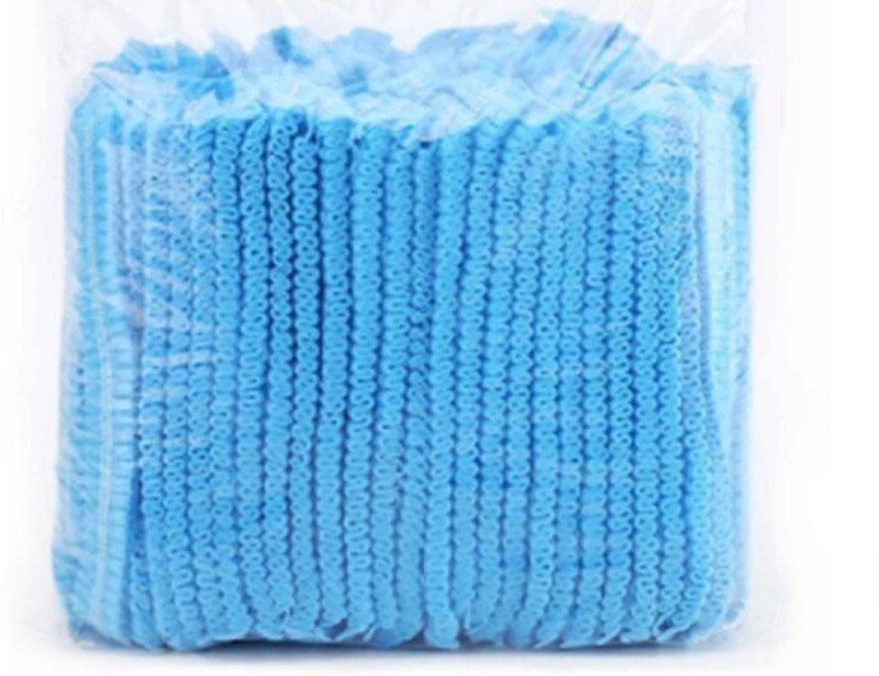 ZP Impex Disposable Bouffant Cap / Hair Net / Kitchen Cap / Mob Cap / Nurse Cap Surgical Head Cap(Disposable)