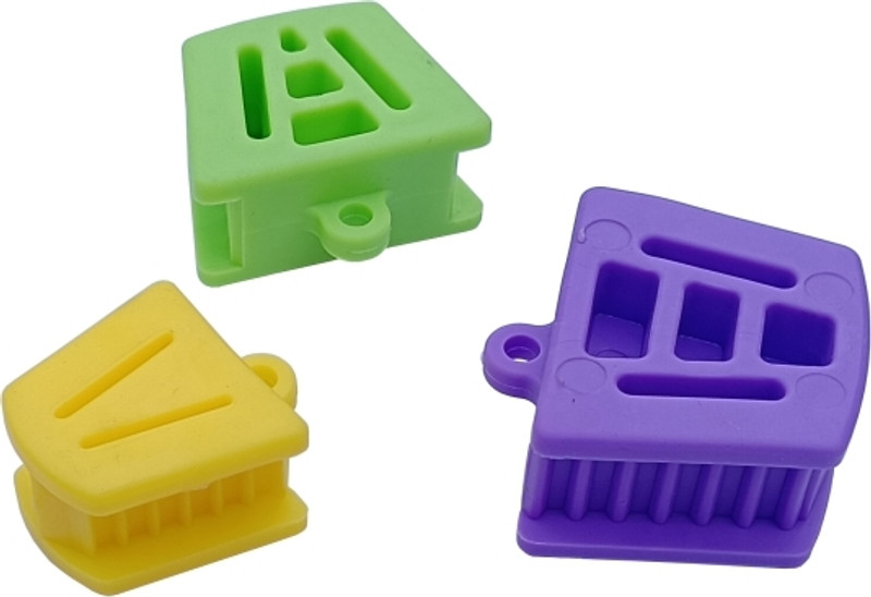 KJCSurgical Dental Autoclavable Mouth Prop-Bite Block Pack of 3pcs Surgical Plier(Silicone)