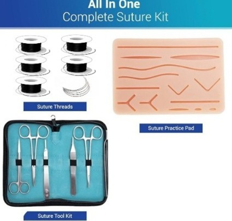 ARINEO all in one Suture Tool Kit Surgical Plier(Stainless Steel)
