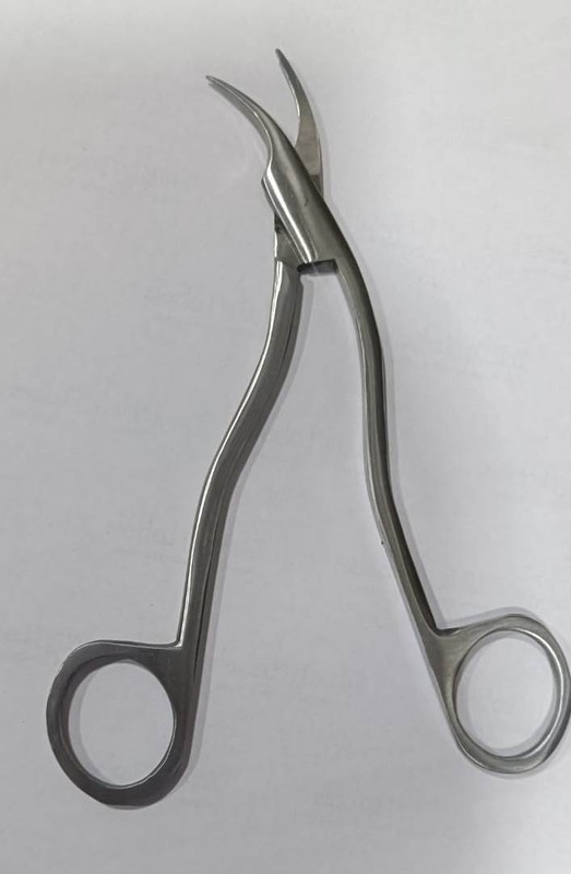 PRAKDENT Suture Removal Scissors, For Hospital /NO Surgical Plier(Stainless Steel)