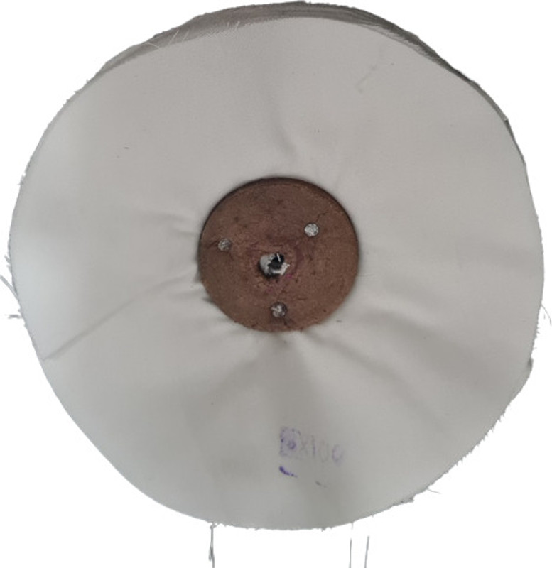 PRAKDENT Dental Polishing Buffing Wheel, Even Cotton Yarn Wheel Polisher Buffing 4in/No Surgical Plier(Fiber)
