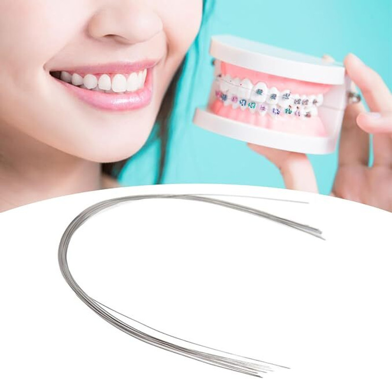 PRAKDENT Dental NiTi Archwire Lower 017*.025 /No Surgical Plier(Steel)