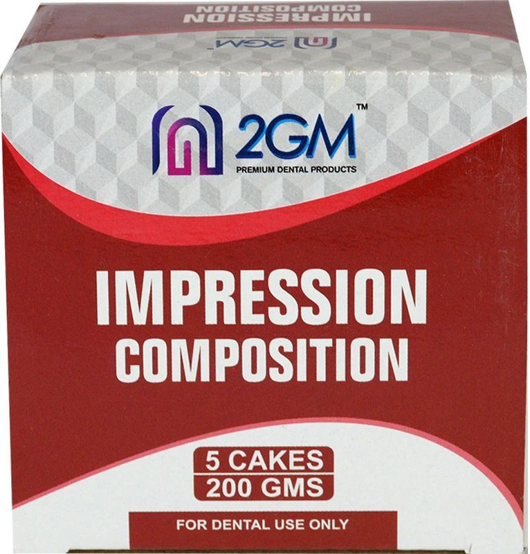 2GM Dental Impression Composition - 5 Cakes / No Surgical Plier(Jute)