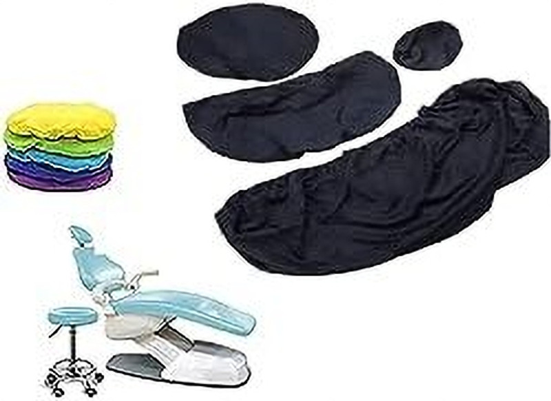 NMD Dental Tool Chair Cover (4Pcs/1Set) (Black) Surgical Plier(Cotton)