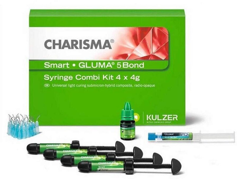 Jeet Kulzer Charisma Smart Composite 4 Syringe Kit Gluma Bond5 Dental Surgical Plier(Plastic)