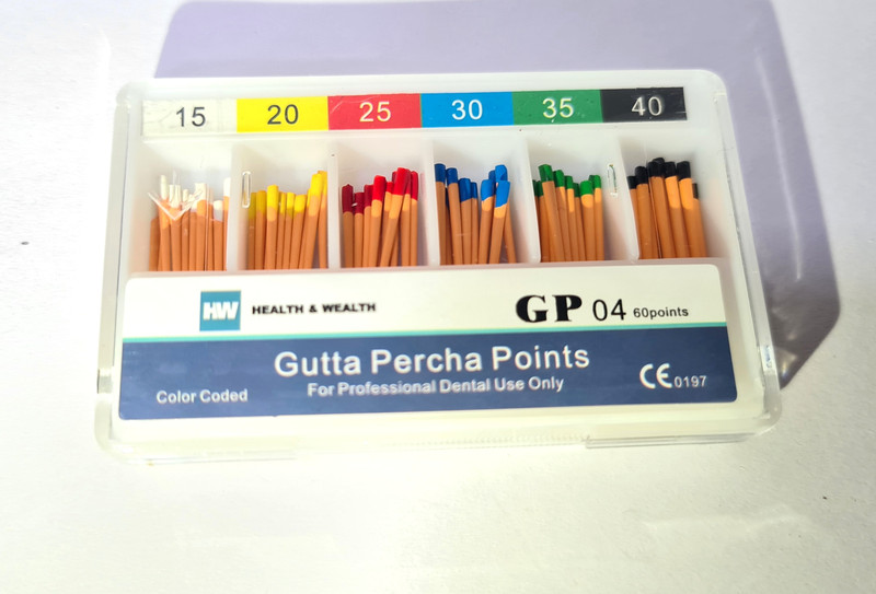 PRAKDENT Dental Health & Wealth Gutta Percha Point (4%-15 TO 40#) No Surgical Plier(Paper)