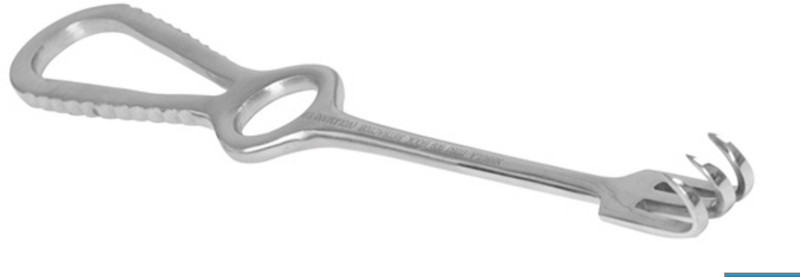 OI MEDICARE Orthopaedics hook volkman retractor 3 progs Surgical Plier(Stainless Steel)