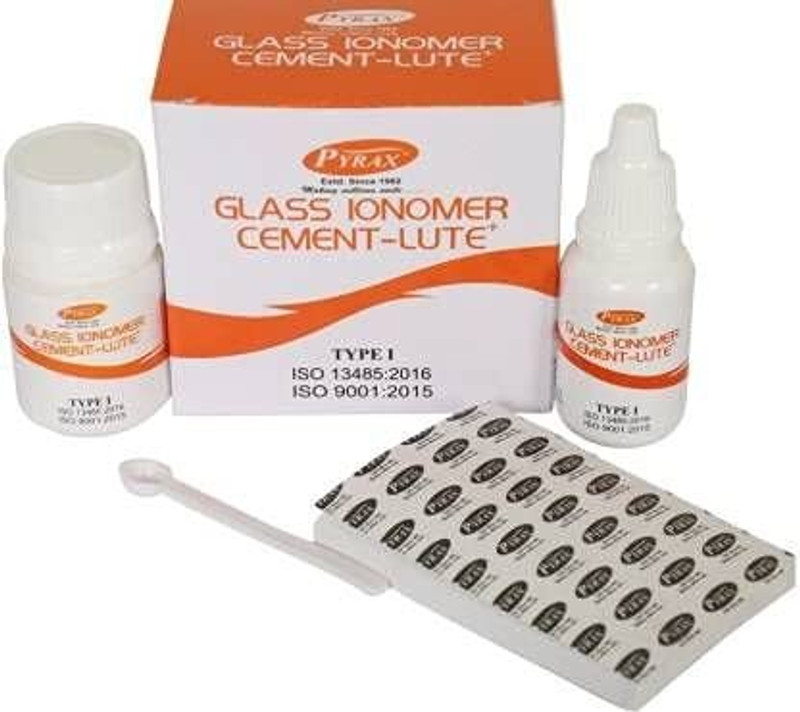 pyrax Dental Glass Ionomer Cement Lute Type - 1 /No Surgical Plier(Silver Plated)