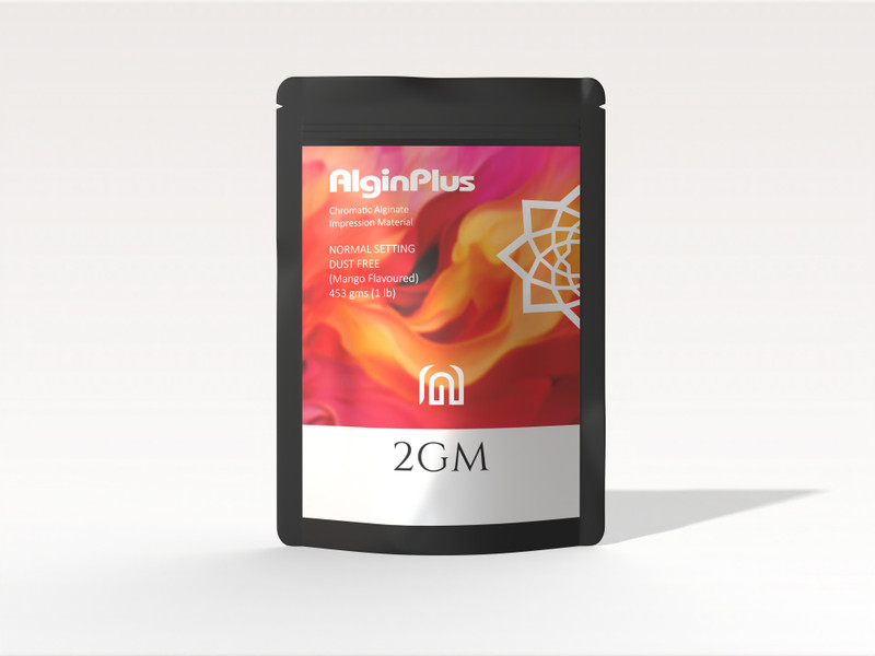 2GM AlginPlus Dental Chromatic Alginate (453gms)- Mango Flavoured/ No Surgical Plier(Plastic)