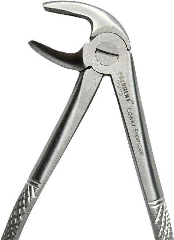 PRAKDENT Dental Polodent Lower Premolar No. 13 Dental /NO Surgical Plier(Steel)