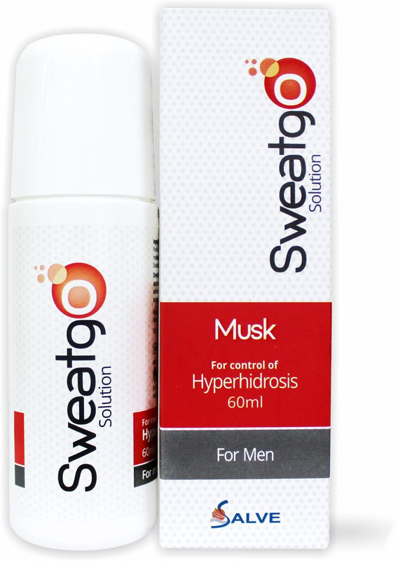salve Sweatgo Hyperhidrosis Anti-Perspirant For Sweat free Healthy Skin 60ml Sweat Pads