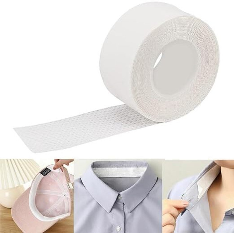 Chidakash 1 ROLL Disposable Collar Protector Shirt Neck Liner Invisible Sweat Pads Sweat Pads