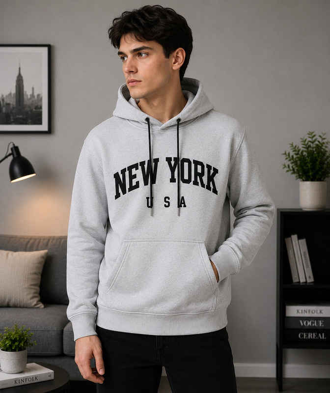 Avora Full Sleeve Graphic Print Men Sweatshirt