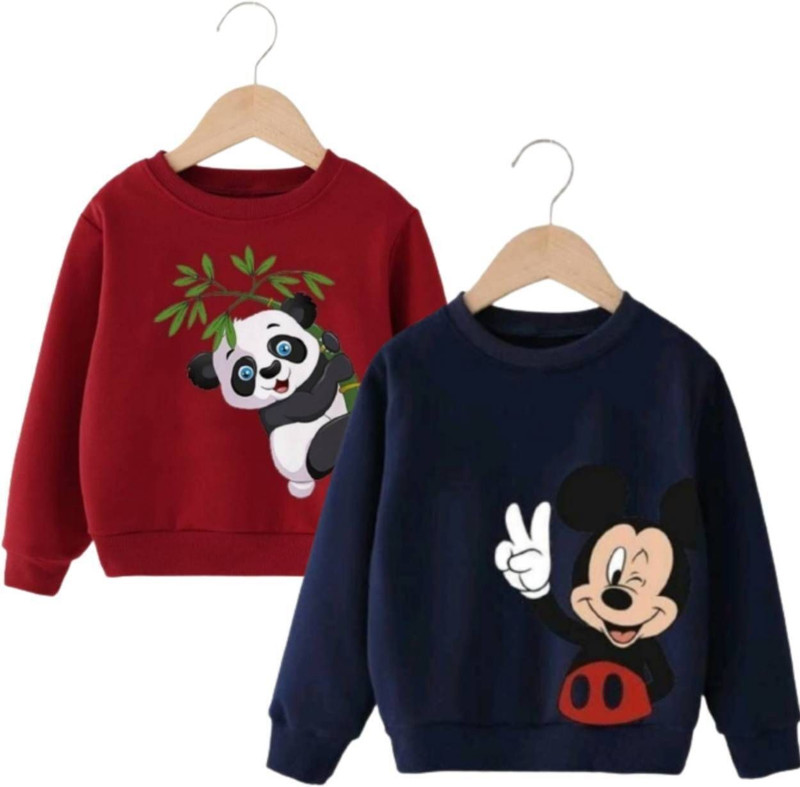 Purelegacy Full Sleeve Printed Baby Boys & Baby Girls Sweatshirt
