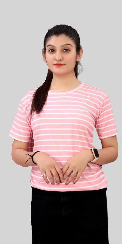 MADANA ENTERPRISE Solid Women Round Neck Black T-Shirt MADANA ENTERPRISE Solid Women Round Neck Black T-Shirt