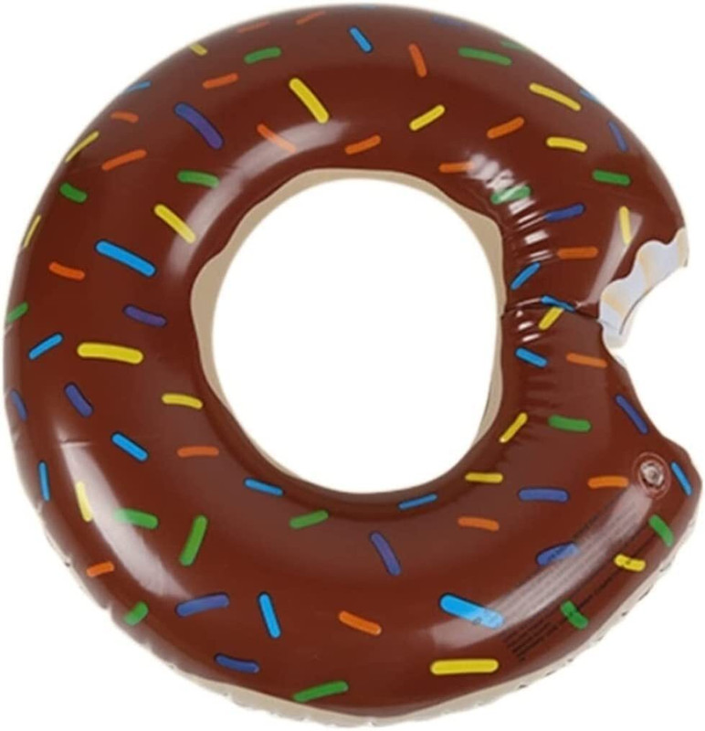 VENDICS Lively Print Swim Ring Inflatable Pool Tube, Printed Inflatable Swim Ring Swim Floatation Belt