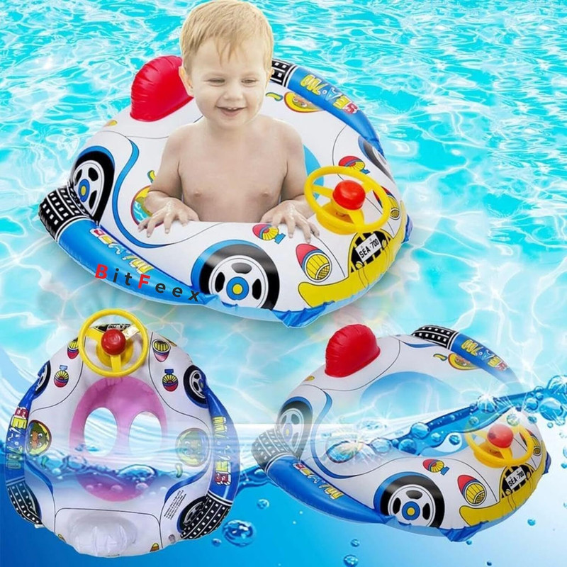 ArrowMax Swimming Tube Walker Tube For Kids Boys Girls 2 3 4 5 Years Old Sitting Pool Swim Floatation Belt