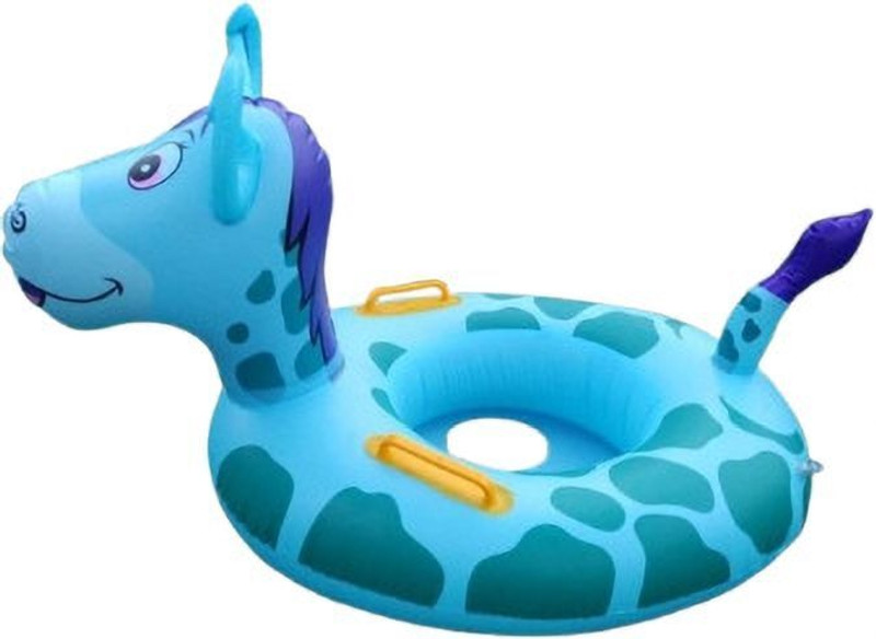 SVSONLINE Cartoon Animal Shape Shark Inflatable Kids Float Seat Ride-Ons Baby Swimming Ring for Toddlers Summer Beach Float Toys Swim Floatation Belt