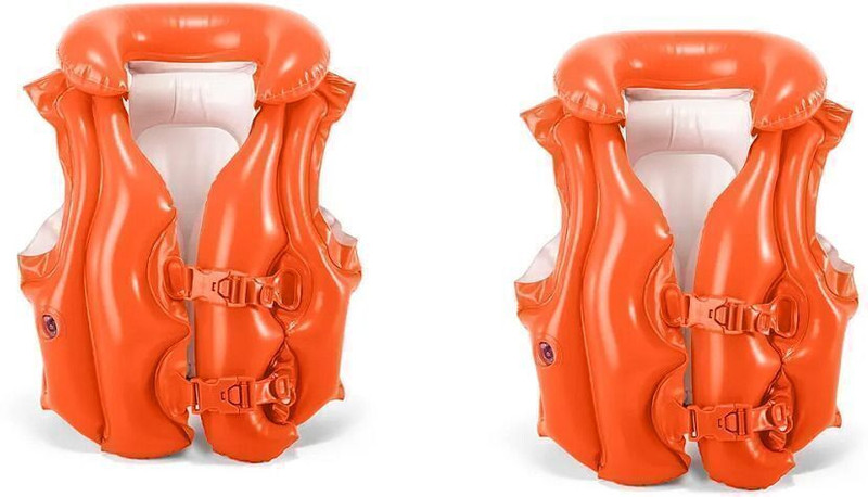 SSCollection Inflatable Swimming Children Life Safety Jacket Swim Floating Suit PACK OF 2 Swim Floatation Belt