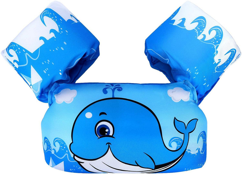 KALYASTUDIO Adjustable Swimming Float Vest for Kids (3-6 Years) | High-Buoyancy Kids Swim Floatation Belt