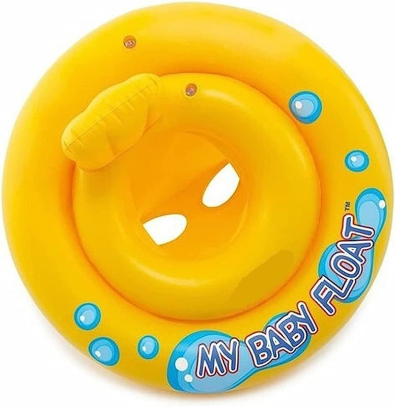 Enorme Leg Holes & Saddle Style Inflatable Seat, Swimming Pool Baby Float Swim Ring Tube for Kids Swim Floatation Belt