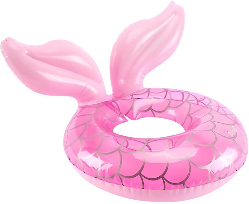 Bellveen Mermaid Baby Swimming Float,Inflatable Pool Floats for Baby Pool Toys,Swimming Ring Swim Floatation Belt