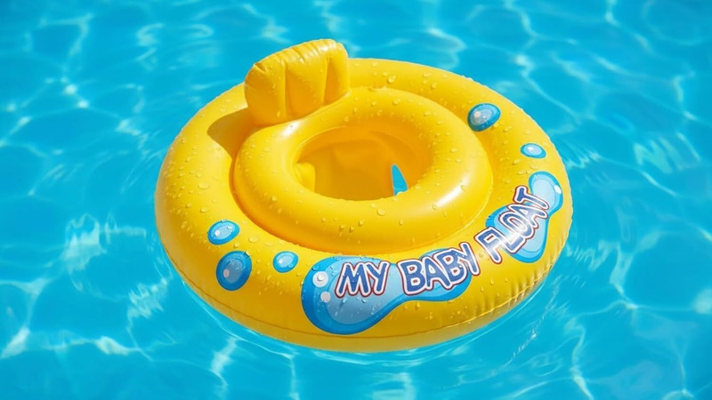 DEVENDRAONLINE BABY YELLOW Swim Floatation Belt