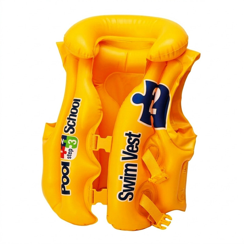 SUNNIFA Kids Swimming Vest Inflatable Baby Life Jacket for Pool, Toddler Swim Training Float Swim Floatation Belt