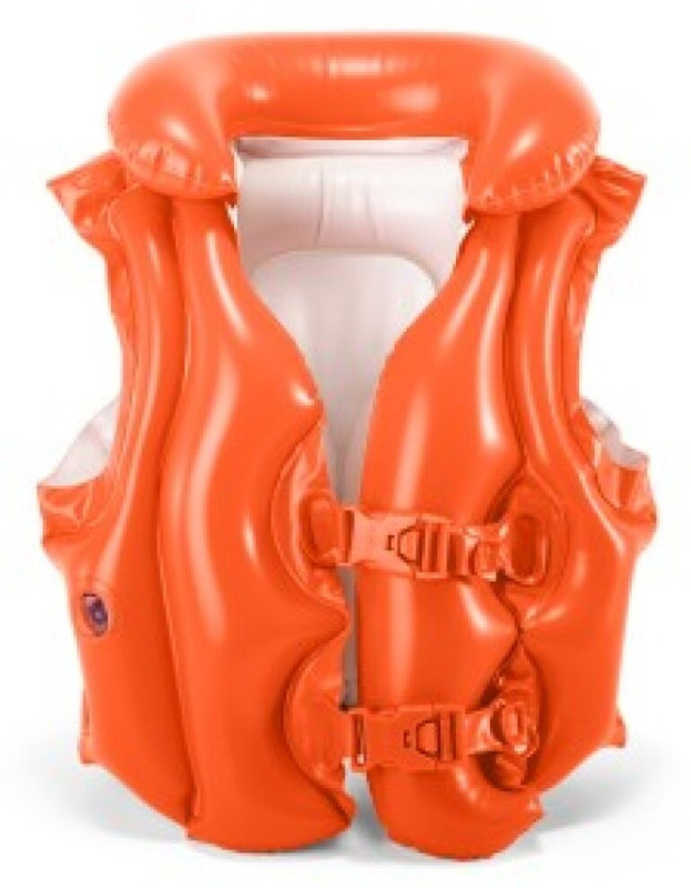 VWretails Swimming Jacket Life Jacket Safety for 3 - 6 Years Kids Inflatable Swimming Vests, Swimming Pool(Orange)