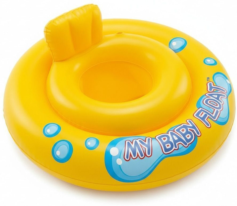 SHREEJI GIFT Inflatble Swimming tube kids for Age 1-2 Years Pvc Swimming floater for kids yellow swimming pool accessories Swim Floatation Belt