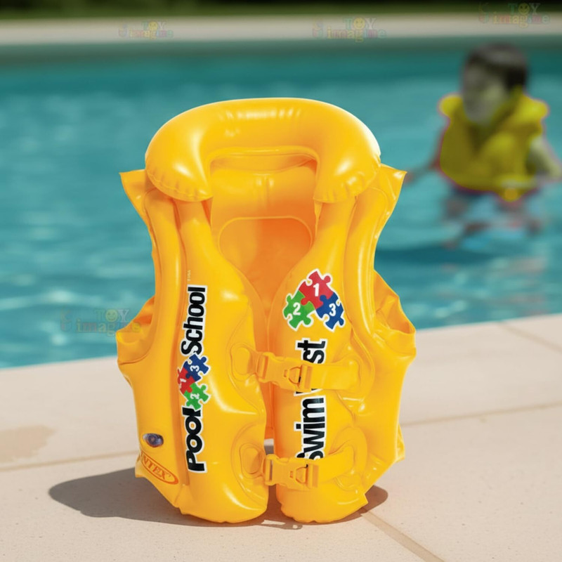 Shreedhar Impex Kids Swim Trainer Vest - Comfortable Inflatable Buoyancy Aid for Beginners Swim Floatation Belt