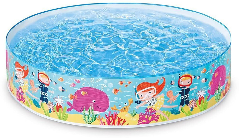 ArrowMax Swimming Pool Big 4ft For Kids Summer Swim Play Home With Inflatable Pump Inflatable Swimming Pool(5 FEET)