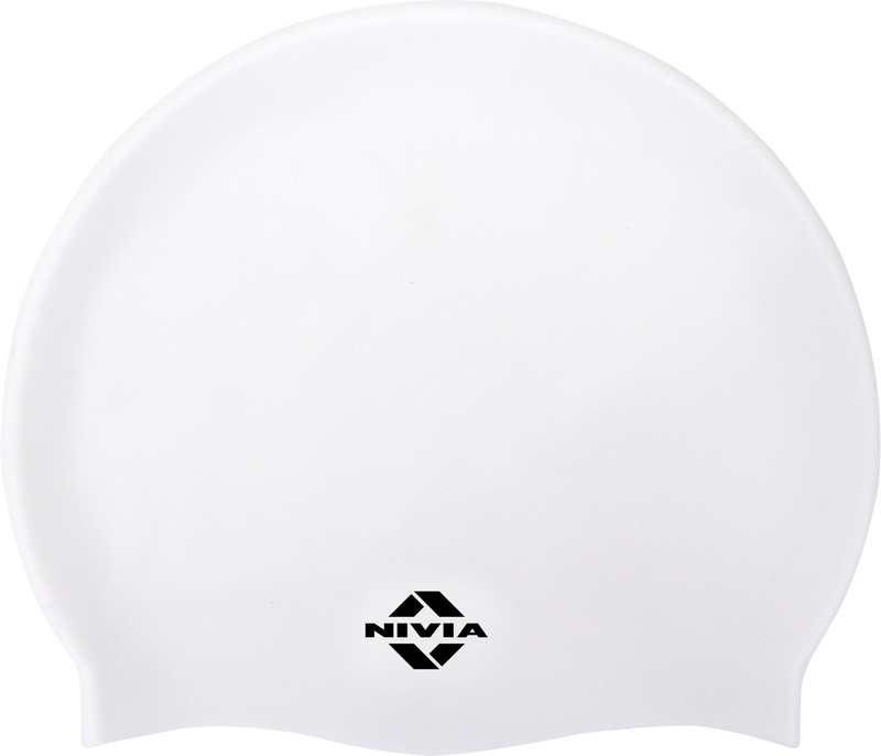 NIVIA CLASSIC Swimming Cap(White, Pack of 1)