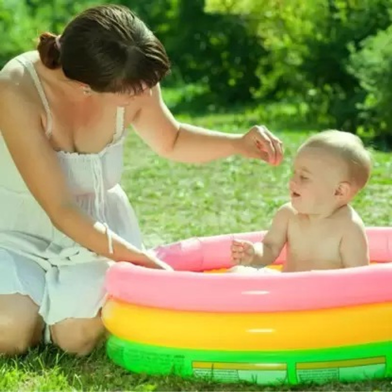 KRISHNA (2 Feet) Swimming Pool for Kid addling Water Summer activity (Without pump)(Multicolor)