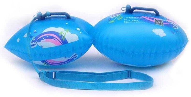 bosig Swim Buoy Sports Upset Inflatable Device Float Dual Airbag for Open Water, Inflatable Swimming Safety Tube(Multicolor)