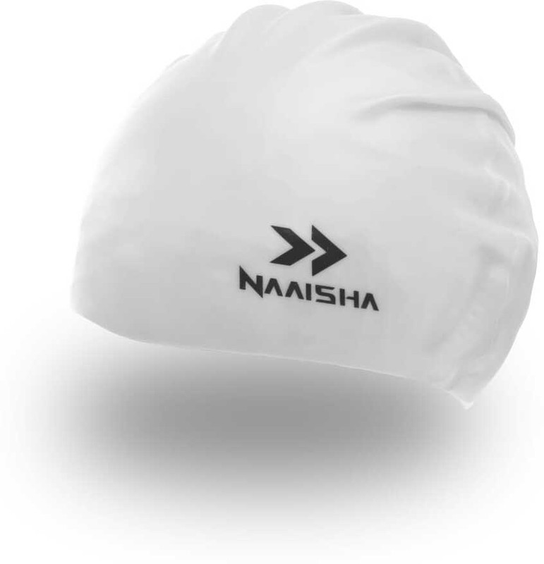 Naaisha SC-FHC-UNI01- White Swimming Cap(Pack of 1)