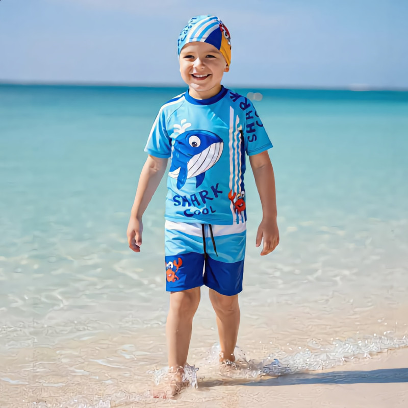 Lebami Printed Boys Swimsuit
