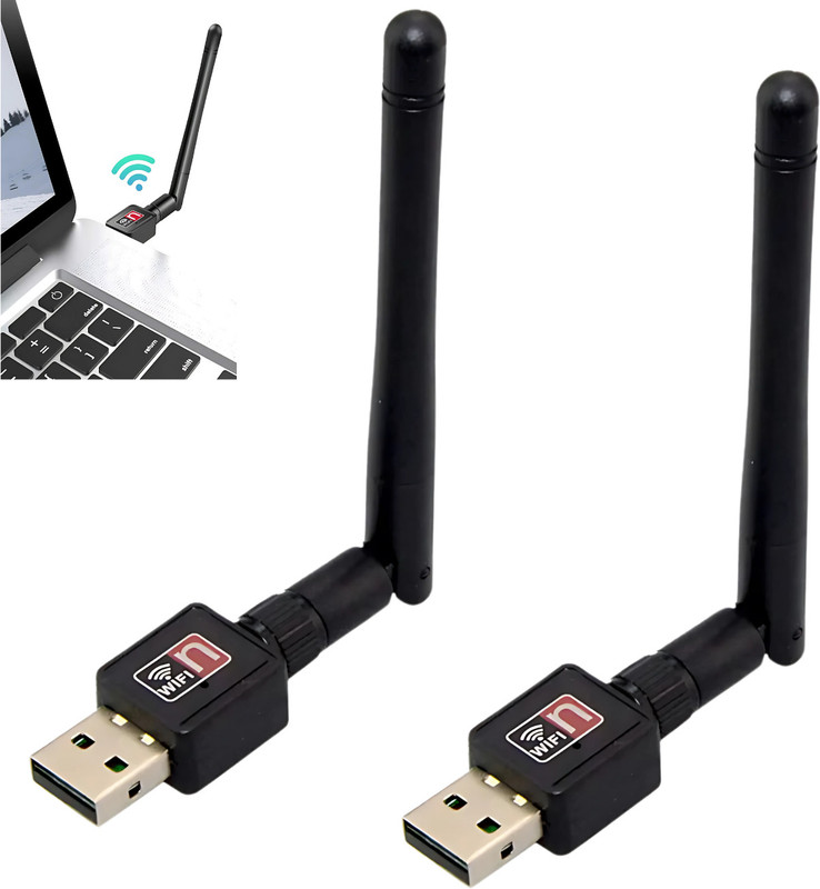 DRUMSTONE ( BUY 1 GET 1 ) USB WiFi Adapter for Desktop | Dual-Band 2.4G/5GHz Camera Sync Terminal Adapter