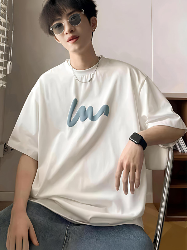 Fab Fashion Studio Graphic Print Men Round Neck White T-Shirt