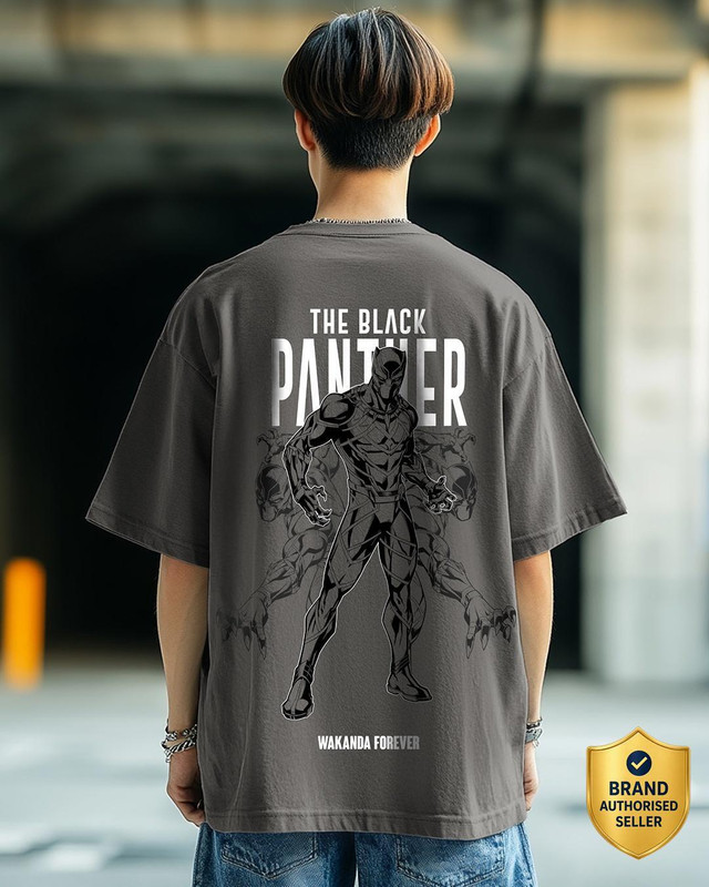 BEWAKOOF Graphic Print Men Round Neck Grey T-Shirt