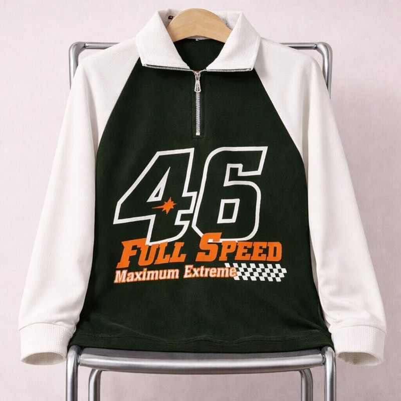 KASPY Color Block Men Green T-Shirt